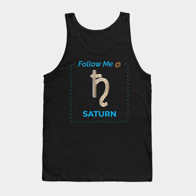 Follow Me @ Saturn. Tank Top by voloshendesigns